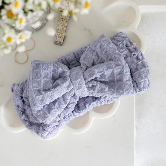PommeShell Purple Bow Headband - Jilly Box Spring 2023 - New With Tags - Picture 2 of 7
